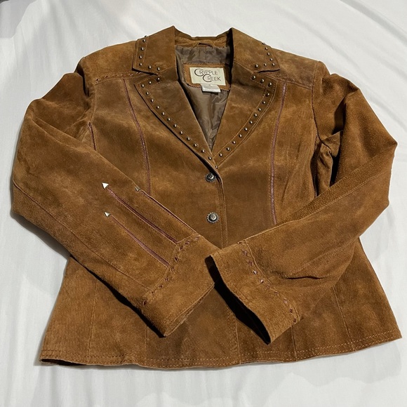 Cripple Creek 100% Genuine Leather Jacket M - Picture 1 of 12